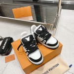 Louis Vuitton couple's runway show new basketball sneakers