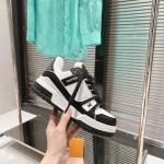 Louis Vuitton couple's runway show new basketball sneakers