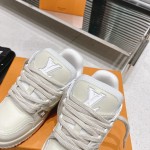 Louis Vuitton couple's runway show new basketball sneakers