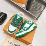 Louis Vuitton couple's runway show new basketball sneakers