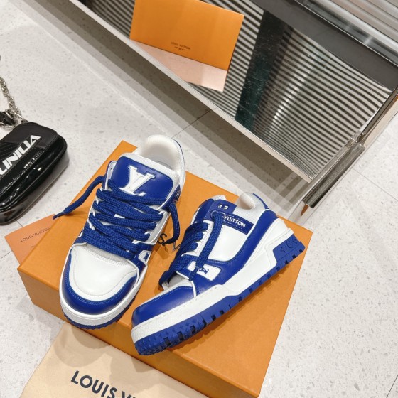 Louis Vuitton couple's runway show new basketball sneakers