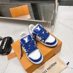 Louis Vuitton couple's runway show new basketball sneakers