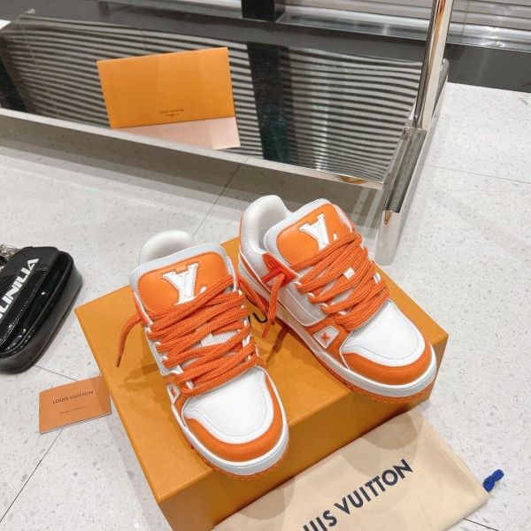 Louis Vuitton couple's runway show new basketball sneakers