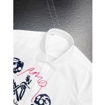 McQueen Cartoon Skeleton Graffiti Shirt