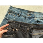 Balenciaga versatile bullet screen denim pants