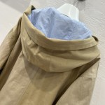 Loewe Vintage Denim Short Hooded Jacket Coat