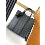 Louis Vuitton M46452 black flower briefcase handbag series