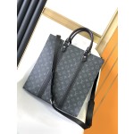 Louis Vuitton M46452 black flower briefcase handbag series