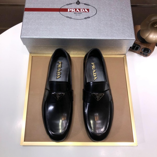 Prada genuine leather business suit shoes