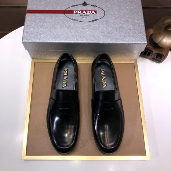 Prada genuine leather business suit shoes