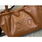 CELINE New Full Leather Drawstring Bag Small Model: 111013