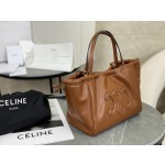 CELINE New Full Leather Drawstring Bag Small Model: 111013