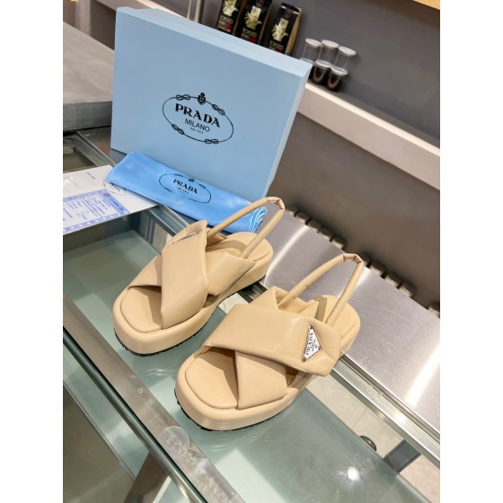 Prada bread sandals