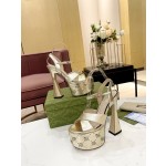 Gucci runway show water platform popular sandals