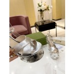 Gucci runway show water platform popular sandals