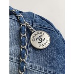 CHANEL's latest denim 22 bag shopping bag 3261