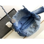 CHANEL's latest denim 22 bag shopping bag 3261