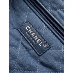 CHANEL's latest denim 22 bag shopping bag 3261