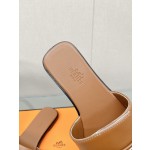 Hermes Kelly buckle up slippers