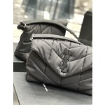 SAINT LAURENT Academic Style One Shoulder Crossbody Bag Model Number: 733630