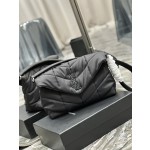 SAINT LAURENT Academic Style One Shoulder Crossbody Bag Model Number: 733630