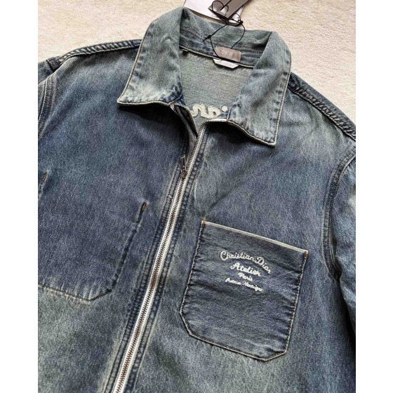 Dior Casual Denim Set Denim Top