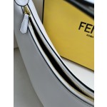 FENDI praphy Underarm Bag White Large Size: 205