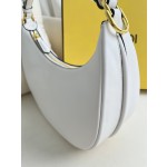 FENDI praphy Underarm Bag White Large Size: 205
