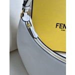 FENDI praphy Underarm Bag White Large Size: 205