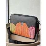 LOUIS VUITTON YK TRIO Messenger Bag Pumpkin Pattern