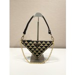 Prada embroidered triangular bag 🎉 1BC543