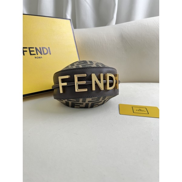 FENDI praphy Underarm Bag Old Flower Small Size Model: 206