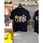 McQueen Round Neck Short Sleeve T-shirt