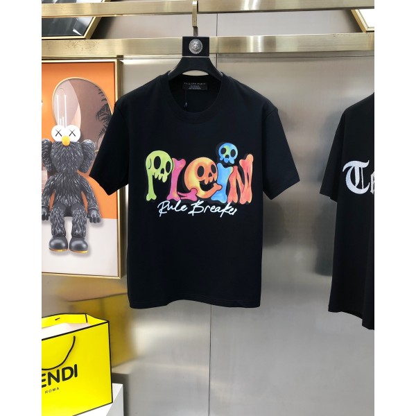 McQueen Round Neck Short Sleeve T-shirt