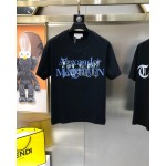 McQueen Round Neck Short Sleeve T-shirt
