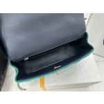 CHANEL 23P Latest Mini CF Handle Handbag AS2431 Contrast Sheepskin