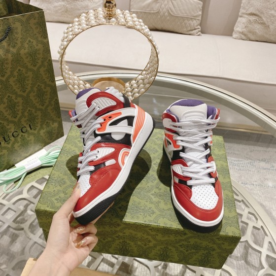 Gucci High Top Basketball Shoe Couple Style
