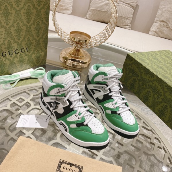 Gucci High Top Basketball Shoe Couple Style