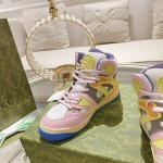 Gucci High Top Basketball Shoe Couple Style