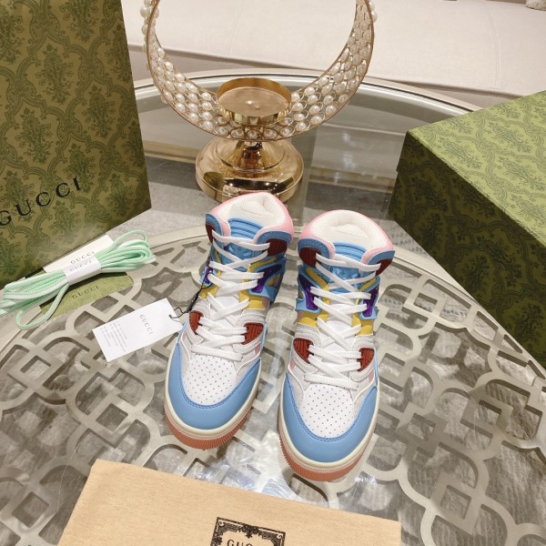 Gucci High Top Basketball Shoe Couple Style