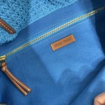 MIU MIU BG228: Imported Lafite Grass Woven Cotton Thread Woven Tote Bag