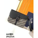 Dior-handbag model: original single 442# blue D jacquard