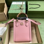 GUCCI Diana Bamboo Mini Tote Bag Model: 739079