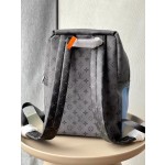 LOUIS VUITTON Pumpkin Print YK DISCOVERY Backpack M46440