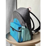 LOUIS VUITTON Pumpkin Print YK DISCOVERY Backpack M46440