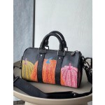 LOUIS VUITTON Pumpkin Print YK KEEPALL 25 Handbag M46437