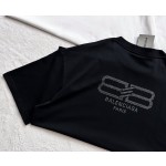 Burberry Back Double B Buckle Hot Diamond Short Sleeve