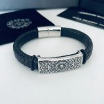 Crow Heart Skull Skin Rope Bracelet