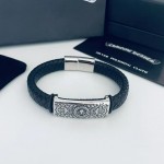 Crow Heart Skull Skin Rope Bracelet