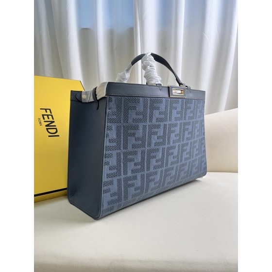 FENDI Peekaboo X-Tote handbag embroidered Tote model number: 1819